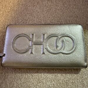 Jimmy Choo Black Leather Wallet